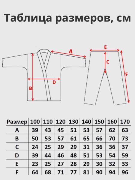 Кимоно для карате Tomorrow Star белое
