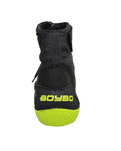 Борцовки BoyBo Fusion, черно-зелёные