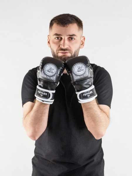 Перчатки для мма Reyvel Панкратион (черные)