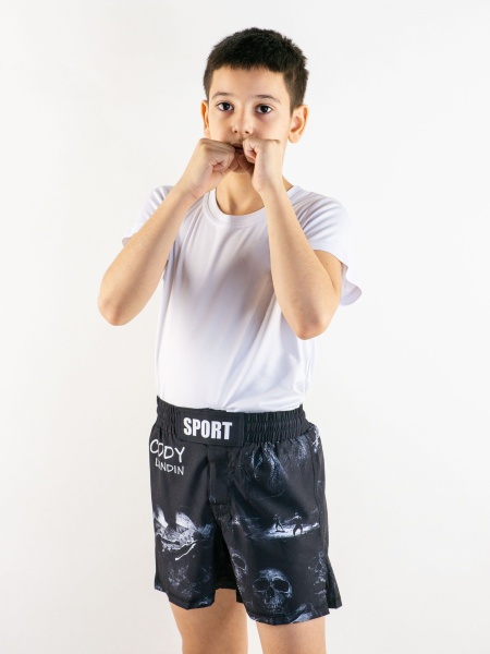 Шорты для мма Черепа (детские)