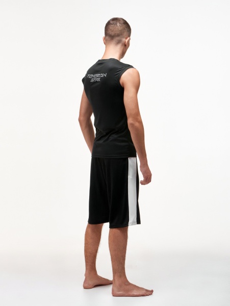 Шорты Tomorrow Star T15 White Line черные