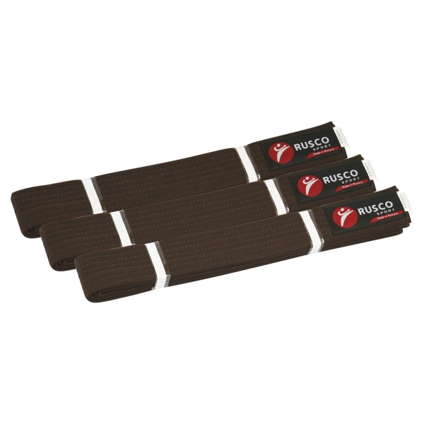 Пояс для единоборств Rusco Sport (коричневый)