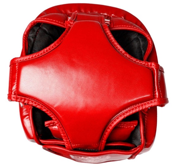 Шлем BoyBo TWIN, IKB-42, одобрен Федерацией Бокса и кикбоксинга красный
