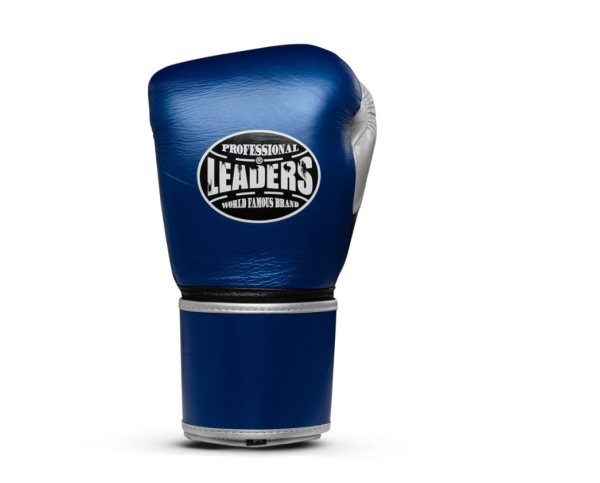 ПЕРЧАТКИ БОКСЕРСКИЕ LEADERS LEAD SERIES LONG VELCRO CUSTOM BL/BK/SIL