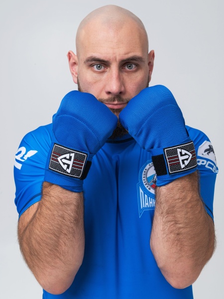 Бинты быстрые для бокса гелевые TS Sport (синие)