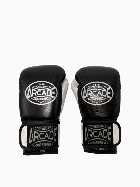 Перчатки боксерские Arcade черно-белые