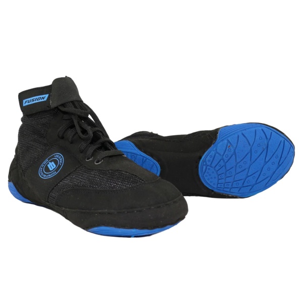 Борцовки BoyBo Fusion, черно-синие, BB252