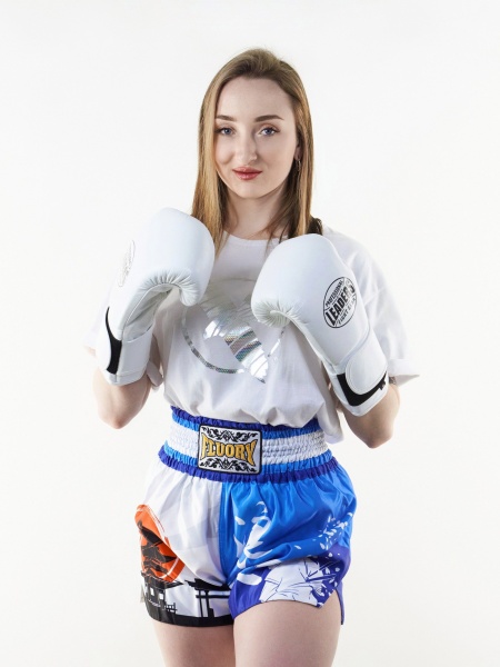 Шорты Муай-Тай Fluory Tokio (синие)