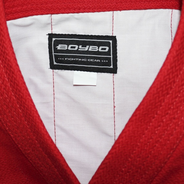 Куртка для самбо BoyBo красная BSJ120