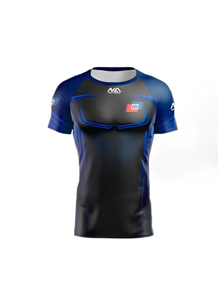 Рашгард NEW ARMOR СОЮЗ ММА  Синий