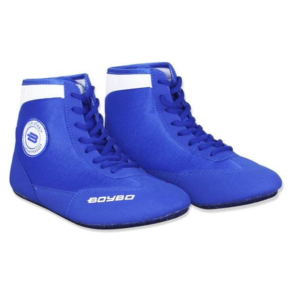 Борцовки BoyBo на толстой подошве синие
