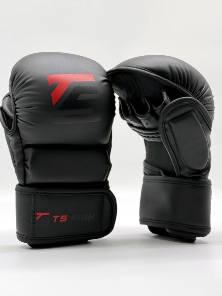 Перчатки для ММА черные Tomorrow Star