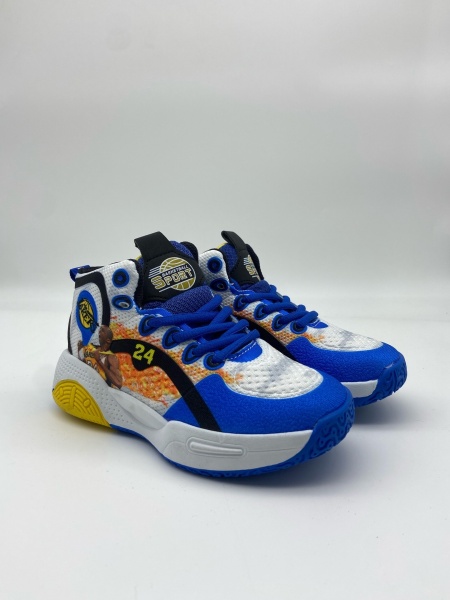 Баскетбольные кроссовки детские blue black