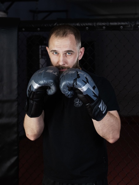 Перчатки для бокса Tomorrow Star Shadow Black Gray