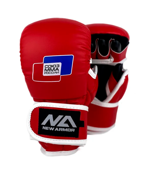 Перчатки NEW ARMOR СОЮЗ ММА RV красный