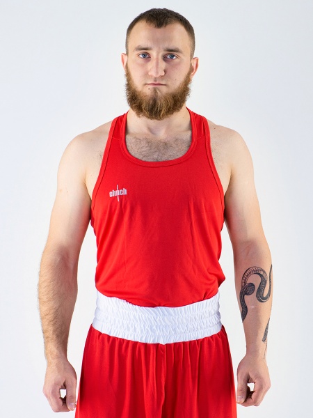 C116 Майка боксерская Clinch Olimp красная