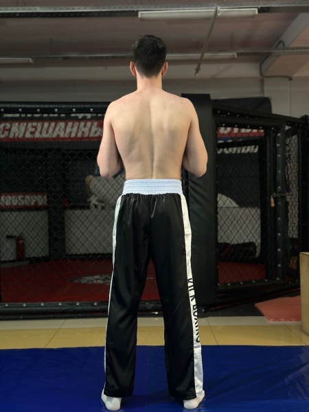 Брюки для кикбоксинга Tomorrow Star BASIC черные