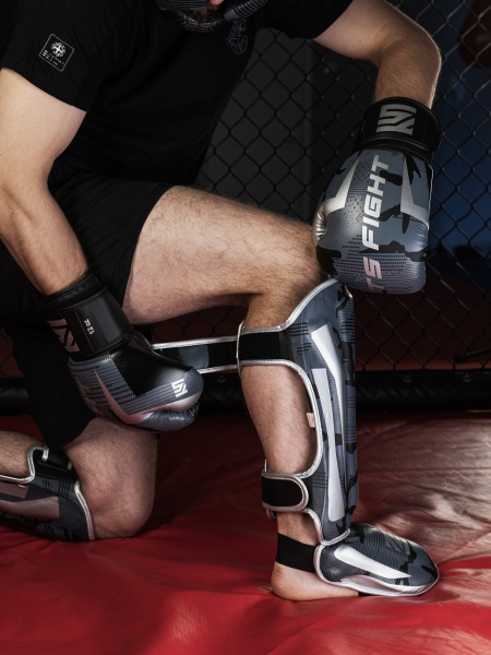 Защита голени и стопы Tomorrow Star Shadow Black Gray