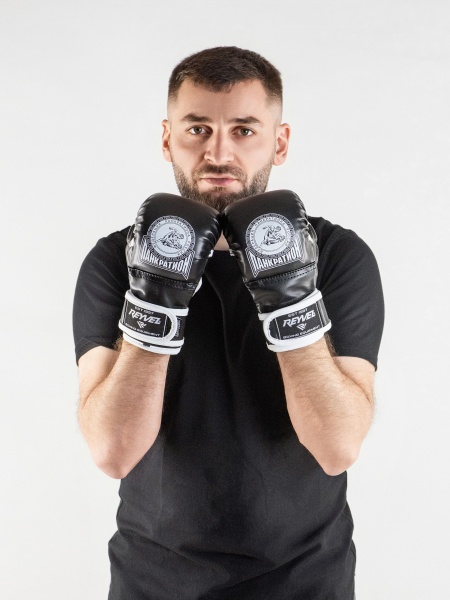 Перчатки для мма Reyvel Панкратион (черные)
