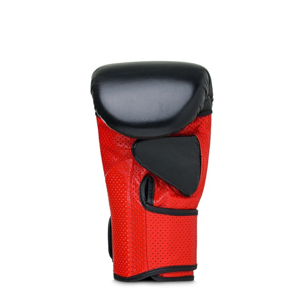 Перчатки снарядные Leaders  PRIME на липучке (черный/красный)