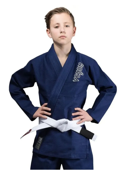 Кимоно для BJJ Venum Contender темно-синее