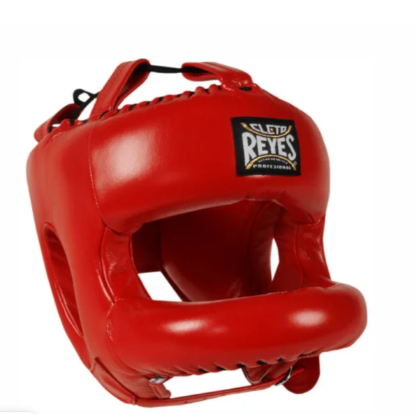 Шлем боксерский тренировочный бамперный Cleto Reyes CE387 (красный)