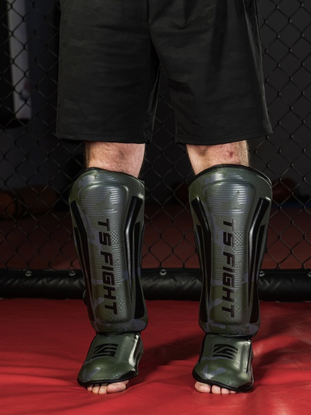 Защита голени и стопы  Tomorrow Star Warrior Green Black