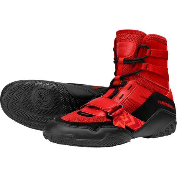 Боксерки HAYABUSA Strike красно-черные