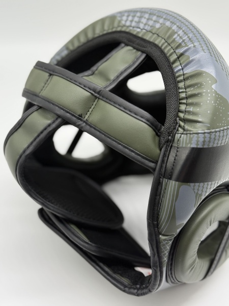 Шлем для бокса Tomorrow Star Warrior Green Black