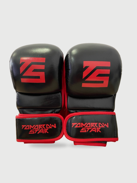 Перчатки мма BLACK-RED TS 31