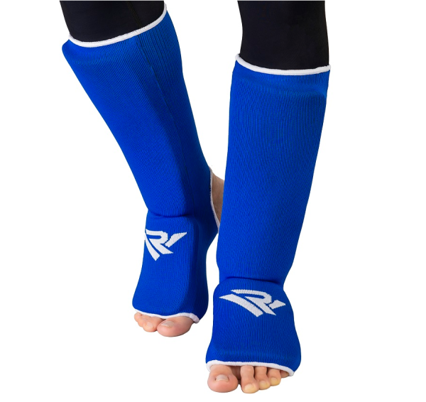 Защита голени и стопы  RV формованная синяя (уценка)