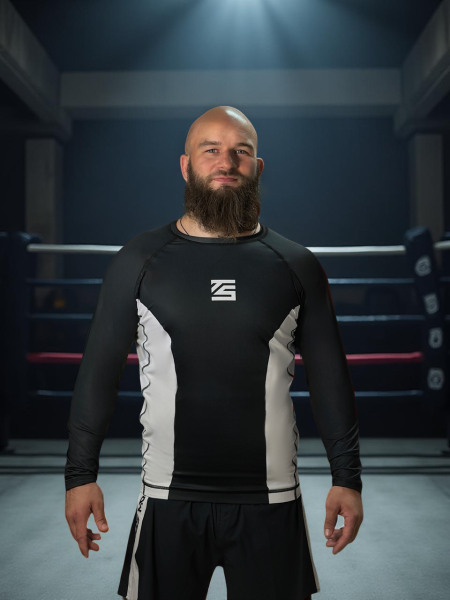 Рашгард Tomorrow Star черно-белый