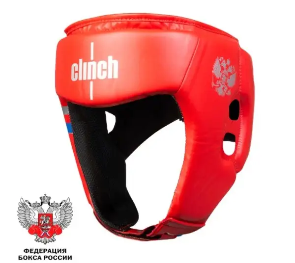 C112 Шлем боксерский Clinch Olimp красный C112 Шлем боксерский Clinch Olimp красный