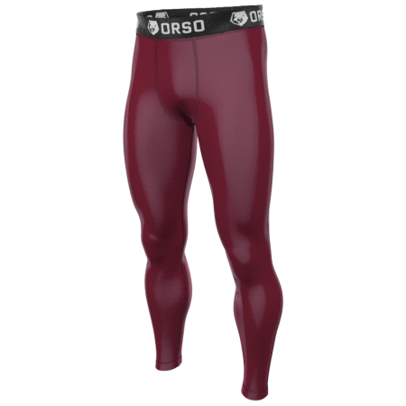 Компрессионные штаны Orso Regular (бордовый)